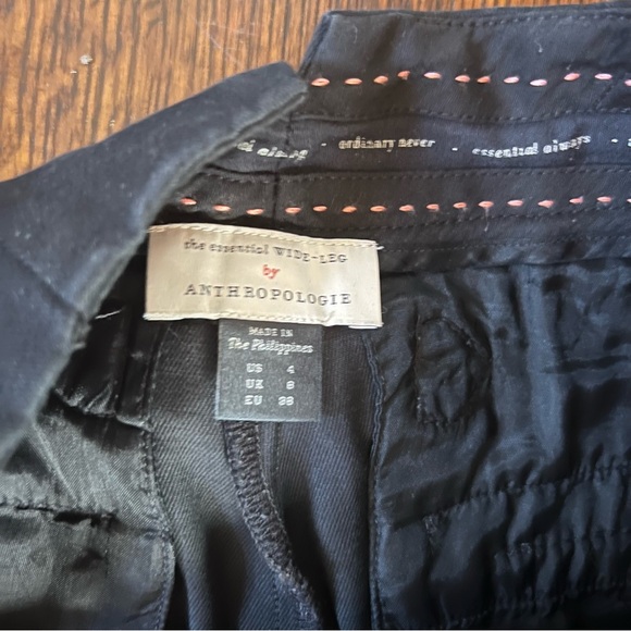 Anthropologie essential wide leg in black - Picture 6 of 11